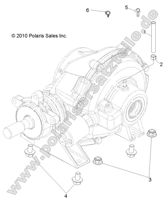 Drive Train, Rear Gearcase Mounting
