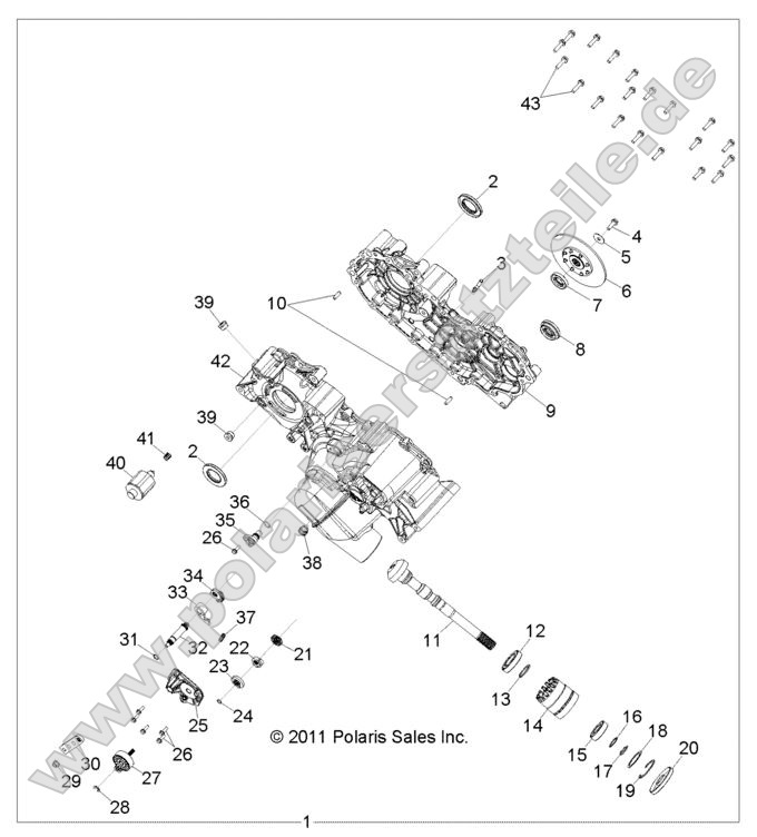 Drive Train, Main Gearcase