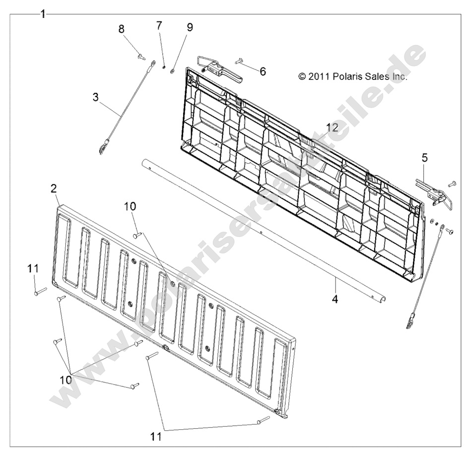 Body, Tailgate Asm. Body, Tailgate Asm.