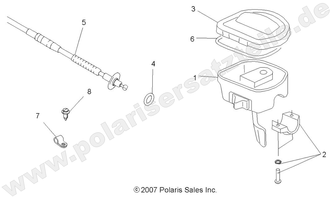 STEERING, CONTROLS and THROTTLE ASM. STEERING, CONTROLS and THROTTLE ASM.