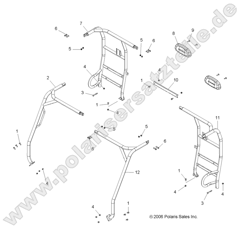 Frame, Cab Frame, Cab