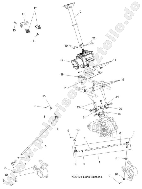 STEERING, STEERING POST ASM.