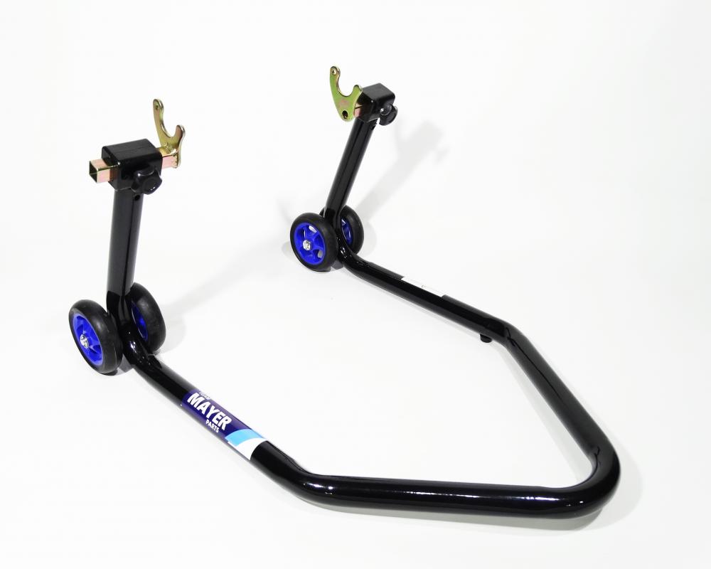 TMP_Hinterrad_Montagestaender_schwarz_blau_mit_V_Gabelaufnahme_6695_1 TMP Hinterrad Montageständer schwarz-blau mit V-Gabelaufnahme