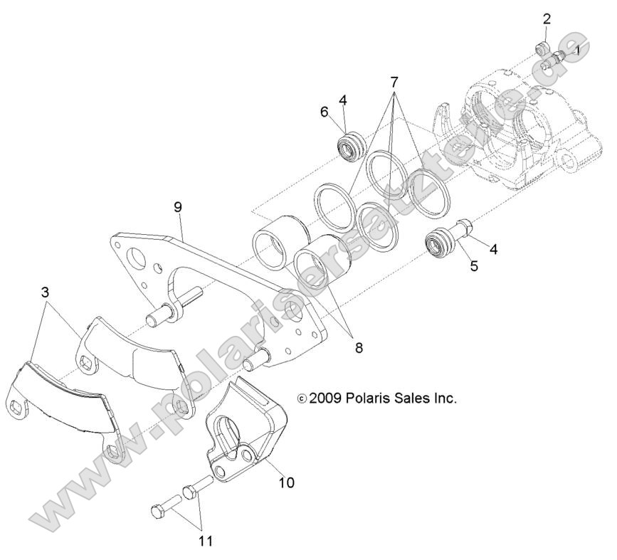 Brakes, Front Caliper Brakes, Front Caliper