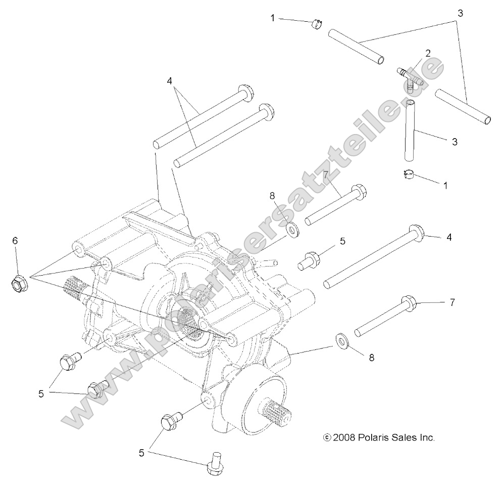 Drive Train, Mid Gearcase Mounting