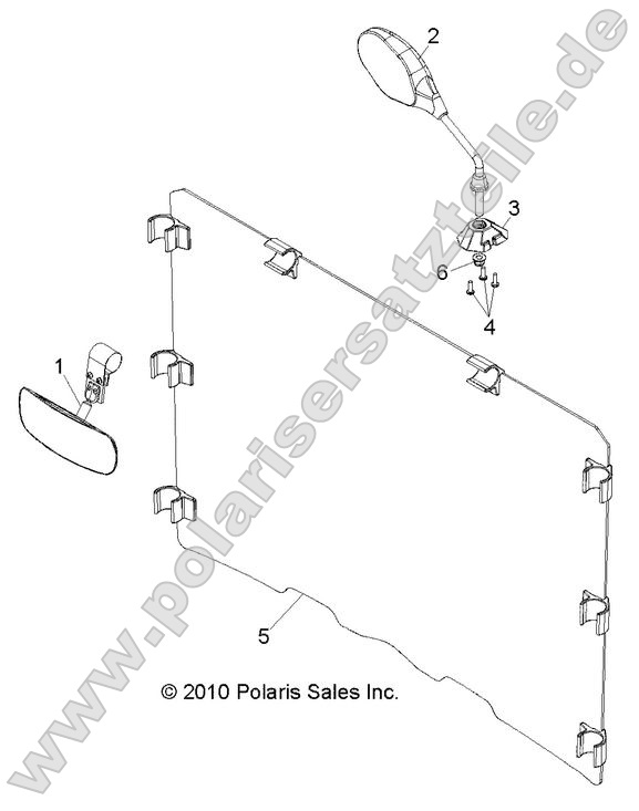 Body, Mirrors and Windshield