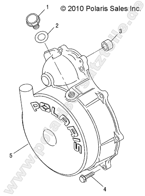 ENGINE, FLYWHEEL COVER