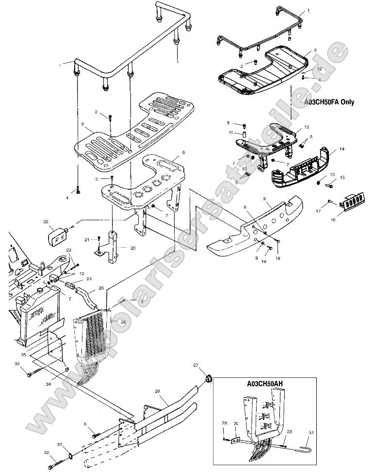 Front Rack and Bumper Mounting Front Rack and Bumper Mounting