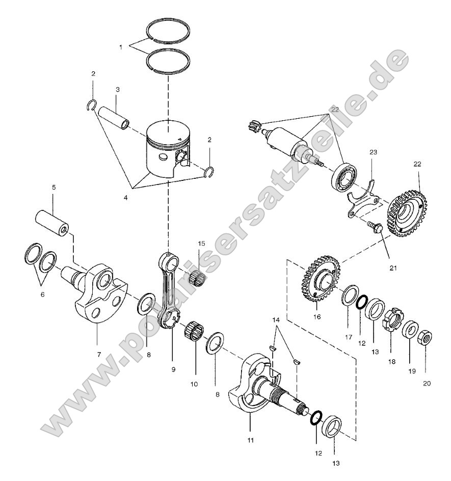 Crankshaft and Piston
