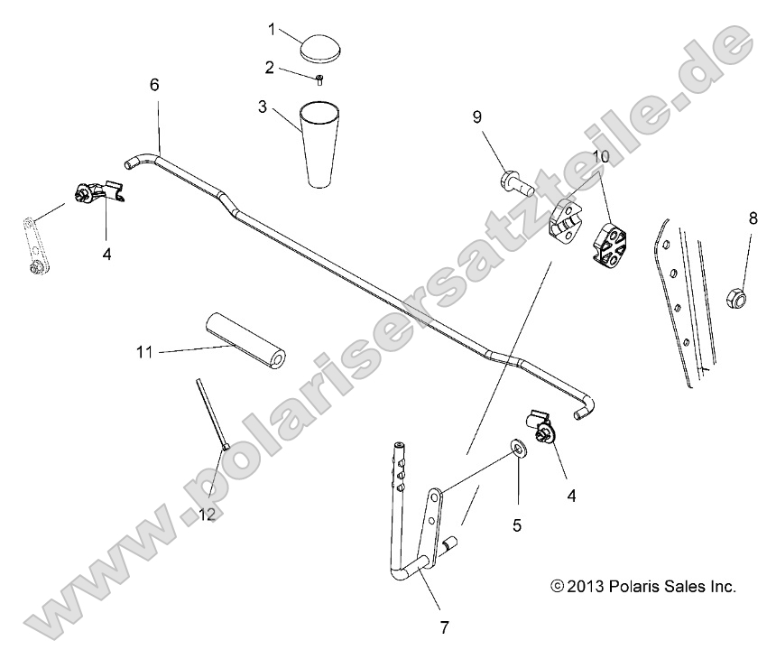 Drive Train, Gear Selector Drive Train, Gear Selector