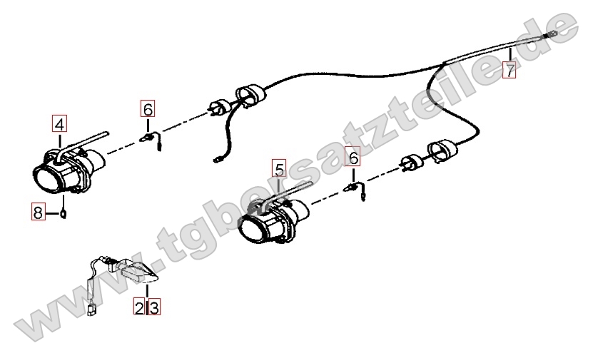 Scheinwerfer - Blinker vorne