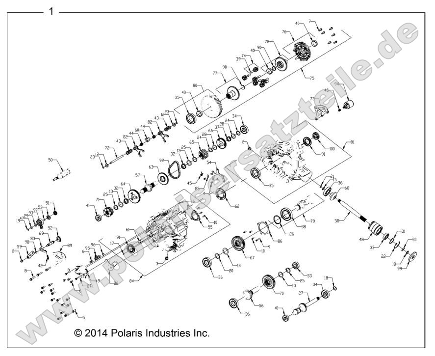 Drive Train, Main Gearcase Drive Train, Main Gearcase