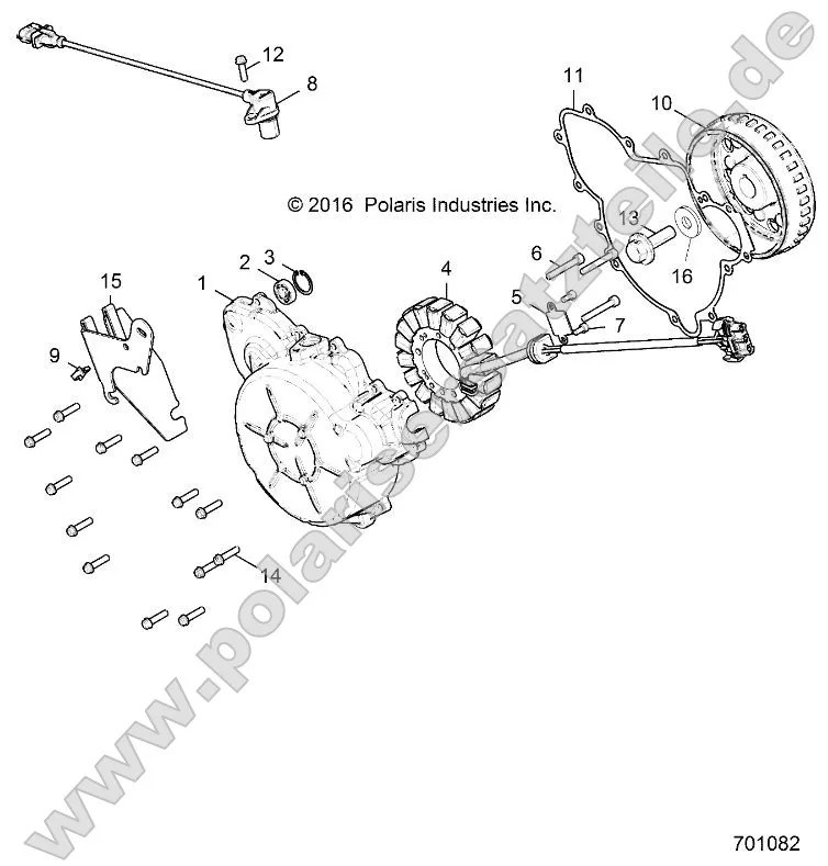 Engine, Stator and Flywheel Engine, Stator and Flywheel