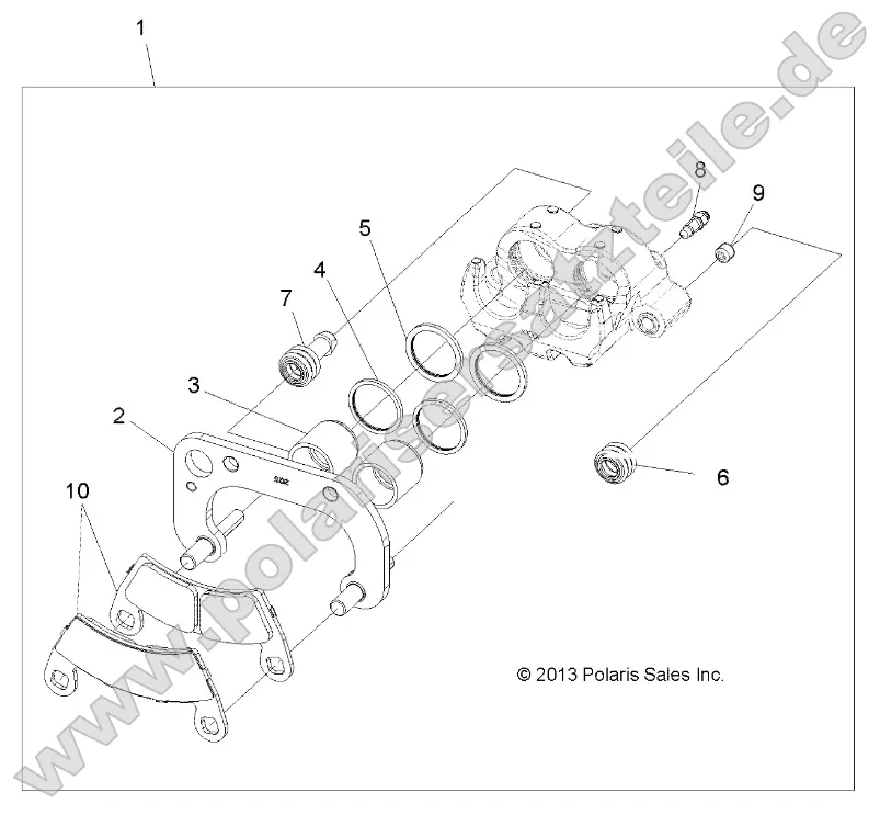 Brakes, Caliper, Front Brakes, Caliper, Front