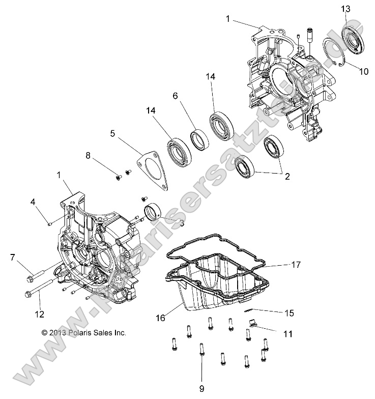 Engine, Crankcase Engine, Crankcase