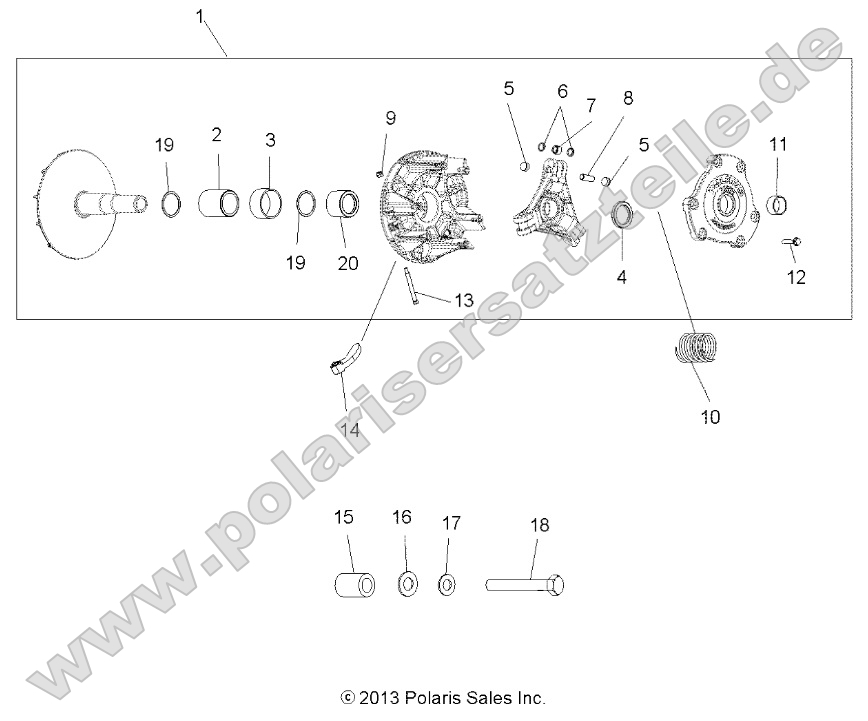 Drive Train, Primary Clutch