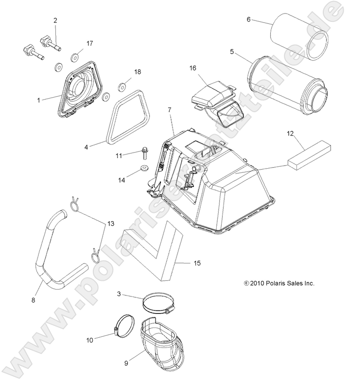 ENGINE, AIR INTAKE (Built 10/22/10 and Before)