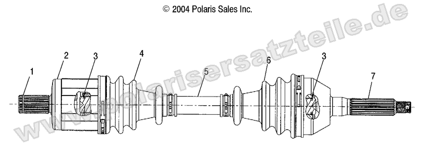DRIVE SHAFT, FRONT DRIVE SHAFT, FRONT