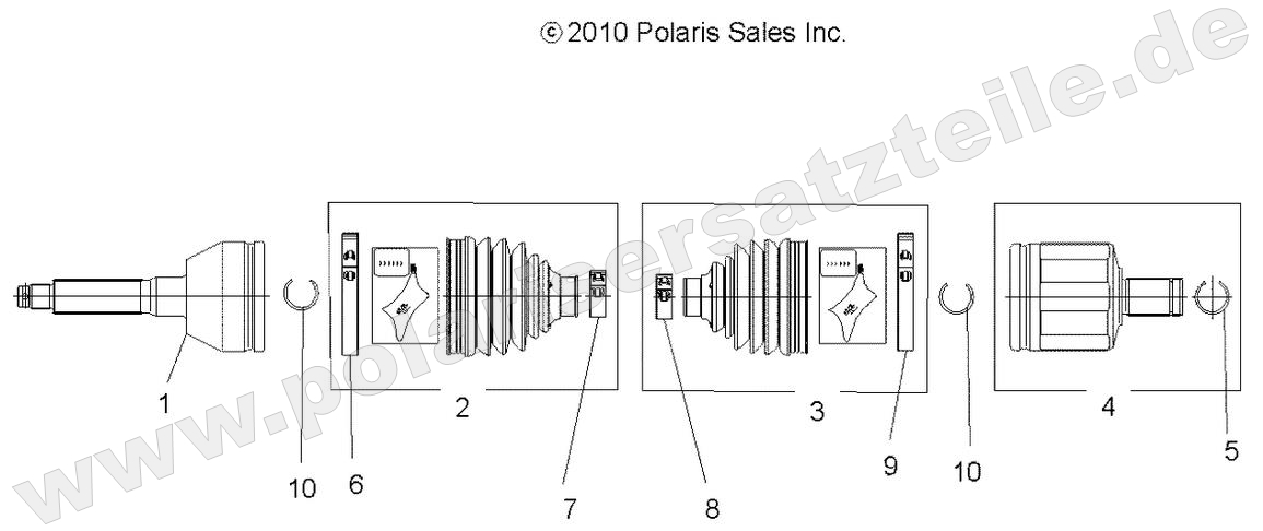 DRIVE TRAIN, FRONT DRIVE SHAFT