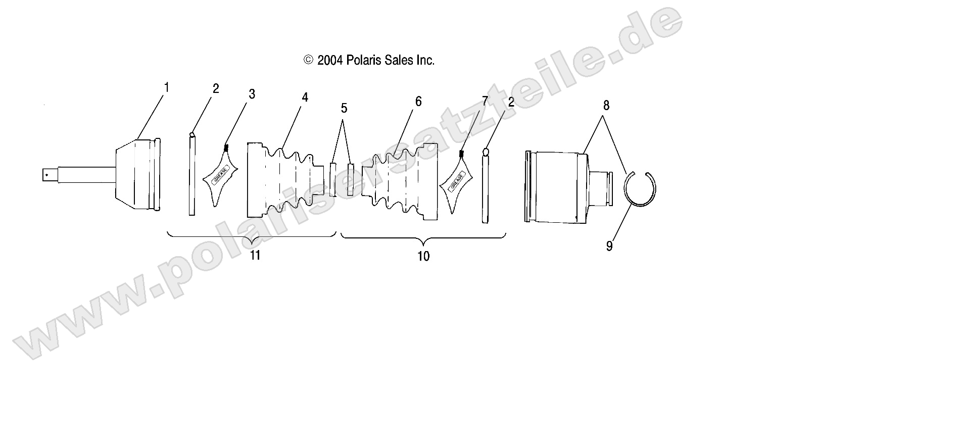 REAR DRIVE SHAFT REAR DRIVE SHAFT