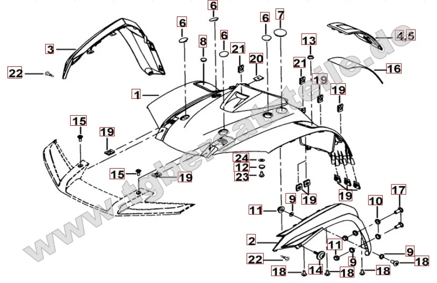 Frontverkleidung Frontverkleidung