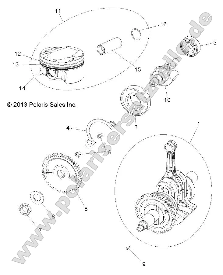 Engine, Crankshaft, Piston and Balance Shaft Engine, Crankshaft, Piston and Balance Shaft