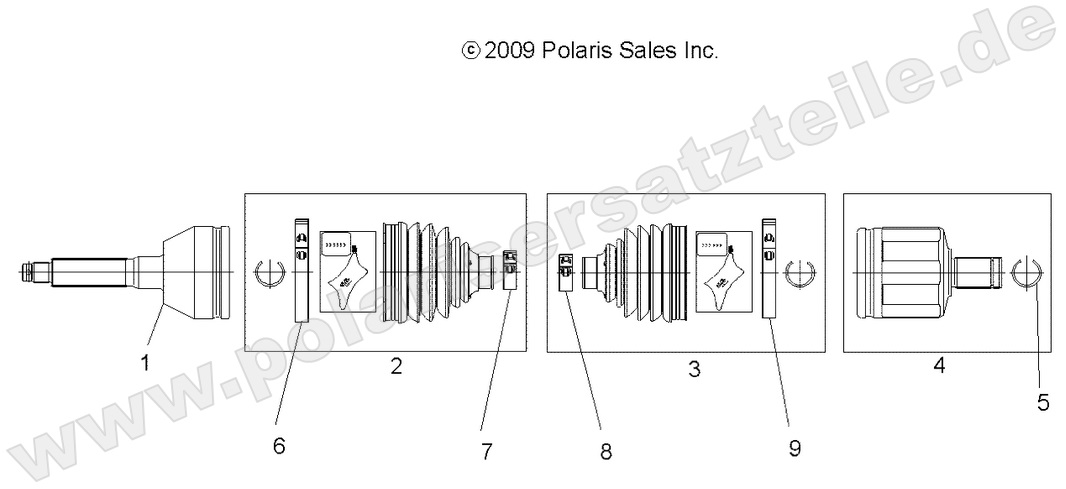 DRIVE TRAIN, FRONT DRIVE SHAFT