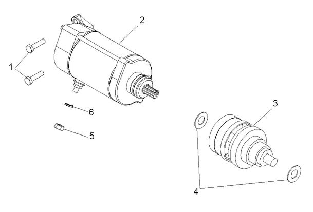 Engine, Starting Motor
