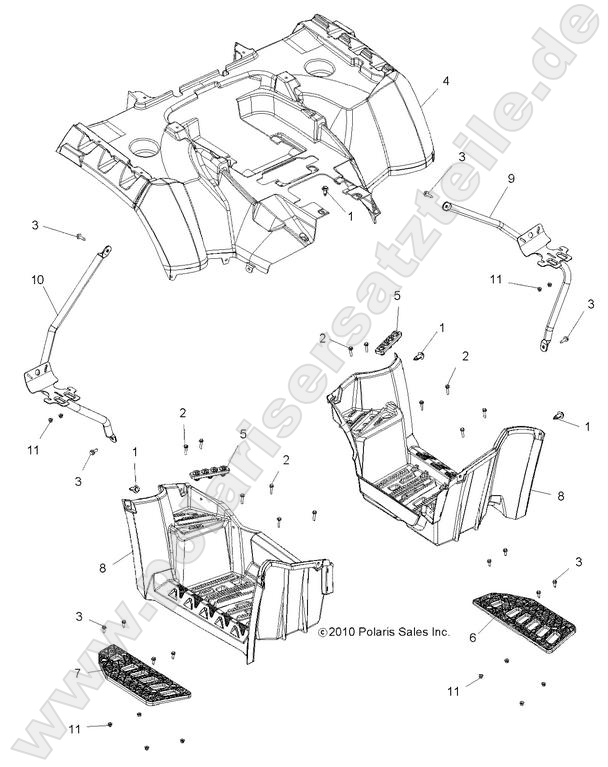 BODY, REAR CAB and FOOTWELL