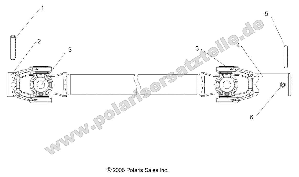 Drive Train, Front Prop Shaft
