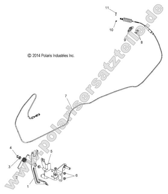Engine, Throttle Pedal/Cable