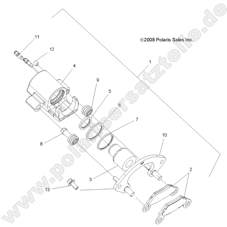 BRAKES, REAR CALIPER BRAKES, REAR CALIPER