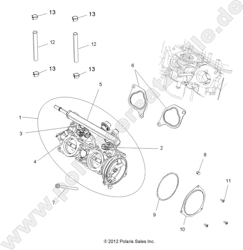 ENGINE, THROTTLE BODY