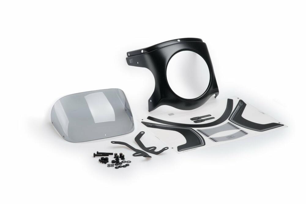 PUIG LAMPENVERKLEIDUNG C/CARBON DIAM.180MM C/GETÖNT - 9516H