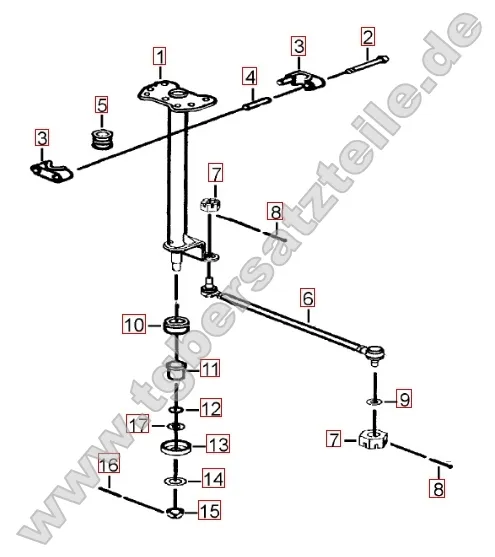 Lenksäule - Spurstange Lenksäule - Spurstange