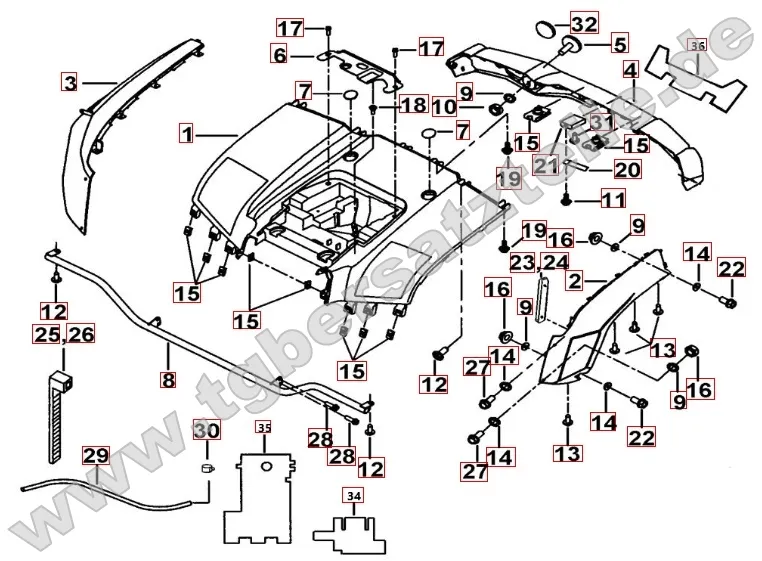 Heckverkleidung Heckverkleidung