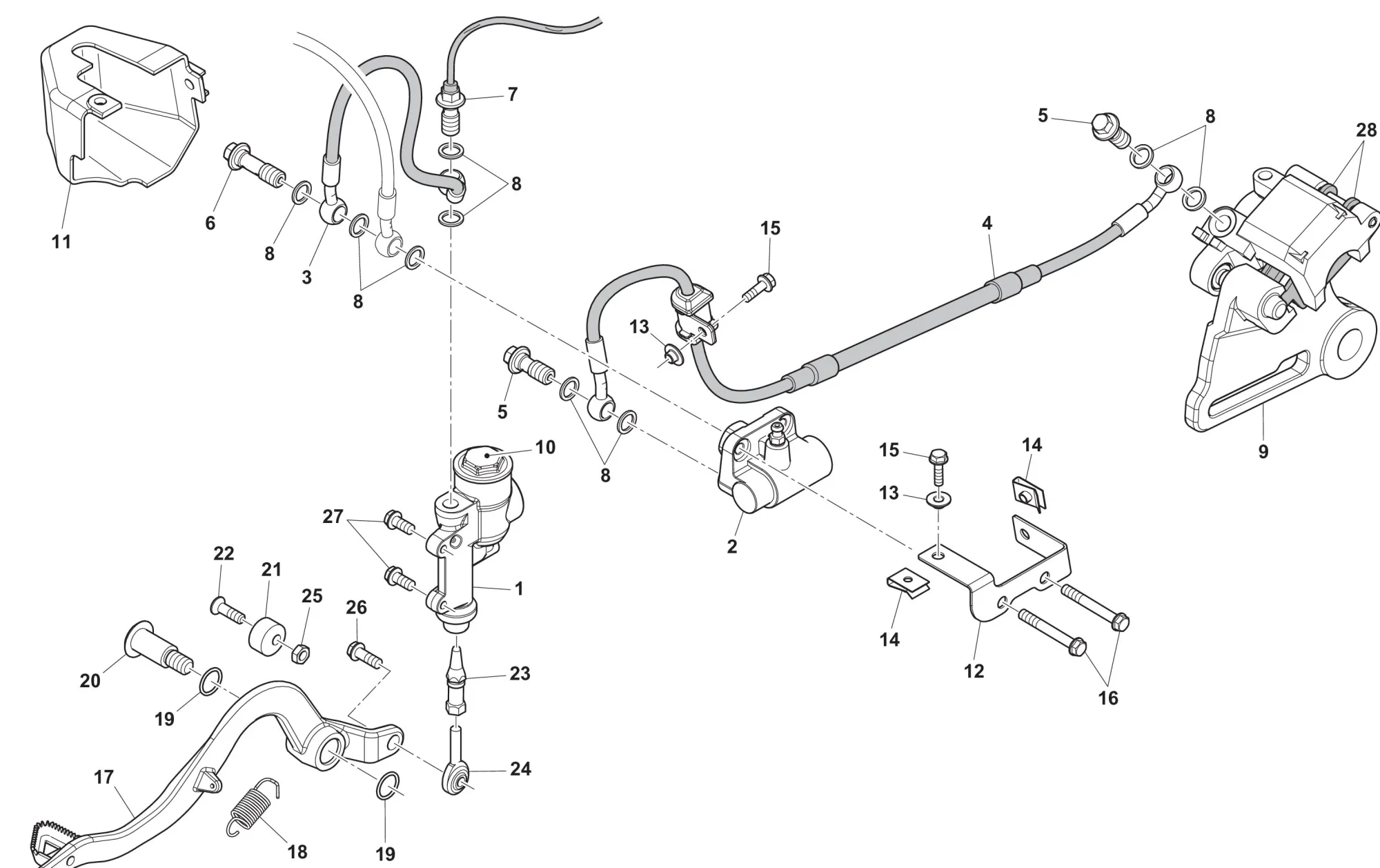 Bremssystem hinten Bremssystem hinten