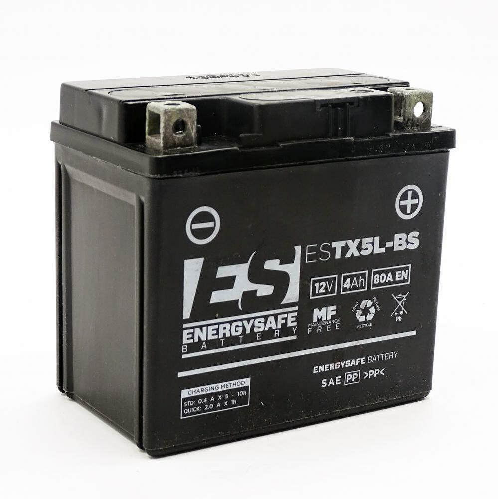 Energysafe_ESTX5L_BS_YTX5L_BS_AGM_Batterie_12V_4AH___Einbaufertig Energysafe ESTX5L-BS / YTX5L-BS AGM Batterie 12V 4AH - Einbaufertig (FTX5L-BS GTX5L-BS)