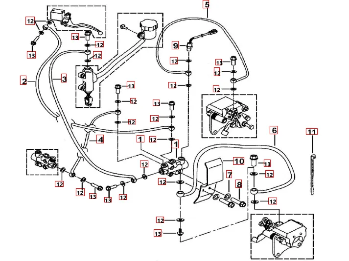 Bremsanlage hinten Bremsanlage hinten