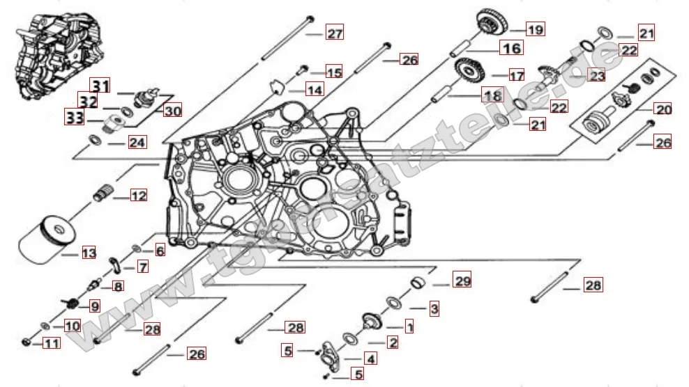 Motorgehäuse links 1