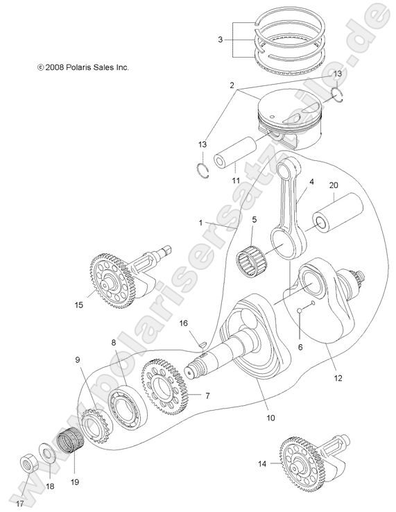 ENGINE, CRANKSHAFT and PISTON