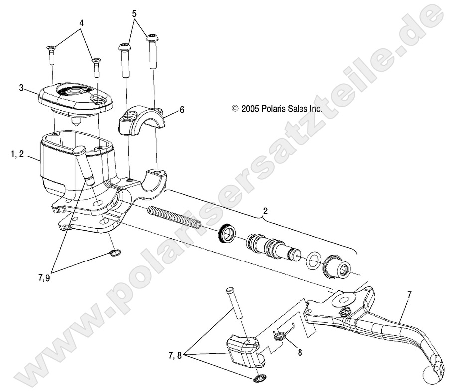 BRAKES, FRONT BRAKE LEVER and MASTER CYLINDER BRAKES, FRONT BRAKE LEVER and MASTER CYLINDER