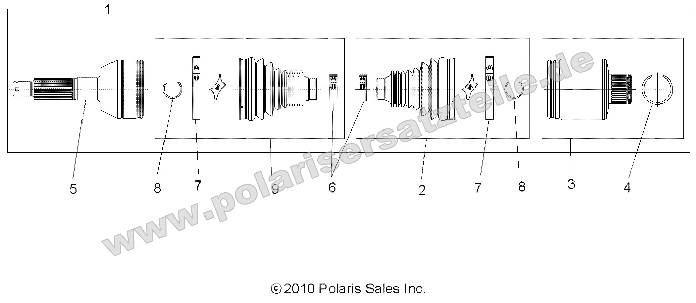 Drive Train, Rear Drive Shaft Drive Train, Rear Drive Shaft