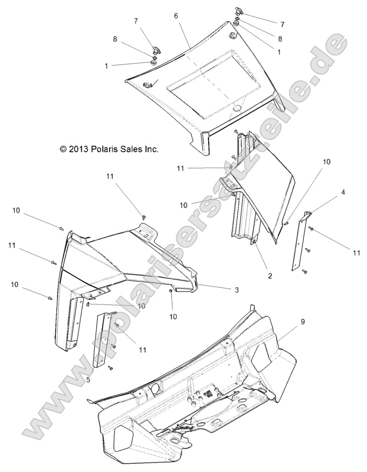 Body, Hood Body, Hood