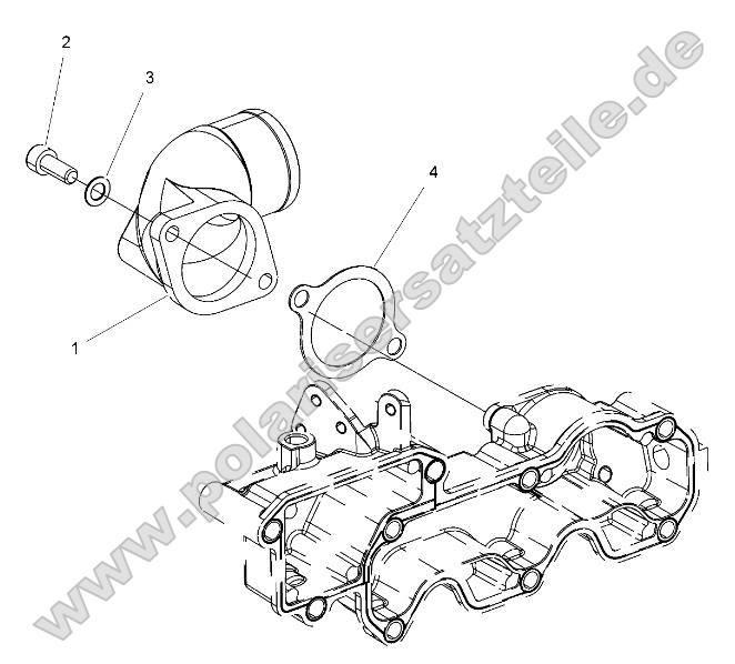 Engine, Inlet Elbow Engine, Inlet Elbow