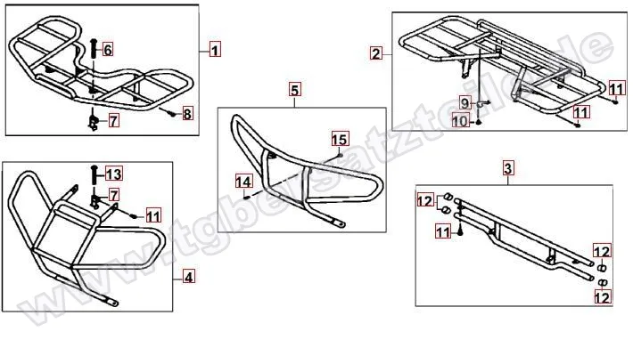 Gepäckträger vo. und hi.