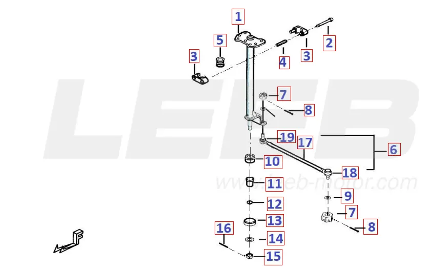 Lenksäule-Spurstange (ohne EPS) Lenksäule-Spurstange (ohne EPS)