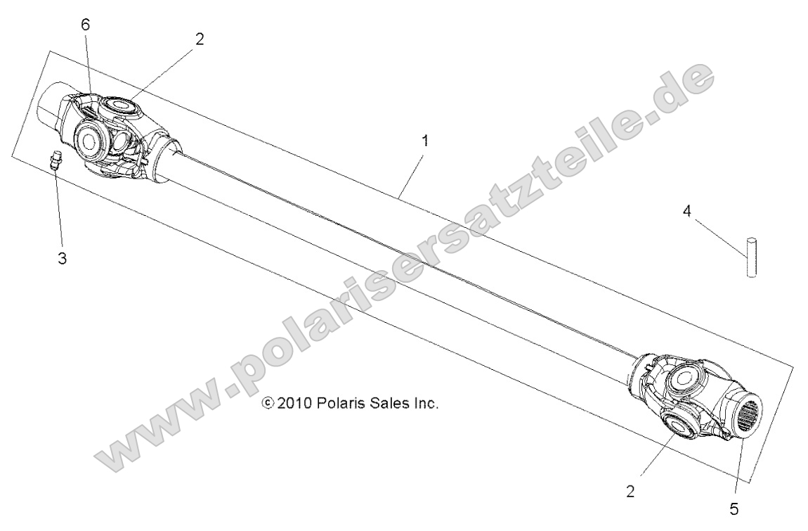 Drive Train, Prop Shaft, Front Drive Train, Prop Shaft, Front
