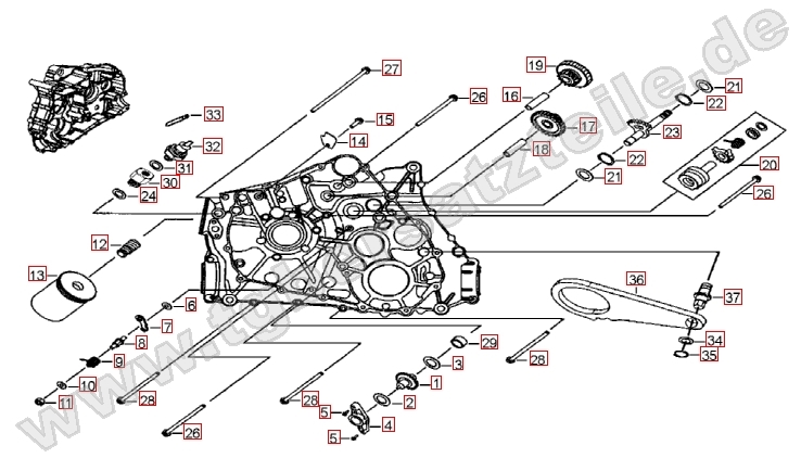 Motorgehäuse links (1)