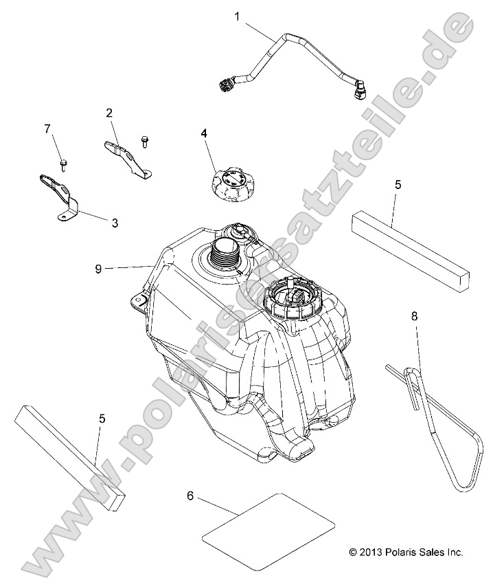 Body, Fuel Tank Asm. Body, Fuel Tank Asm.